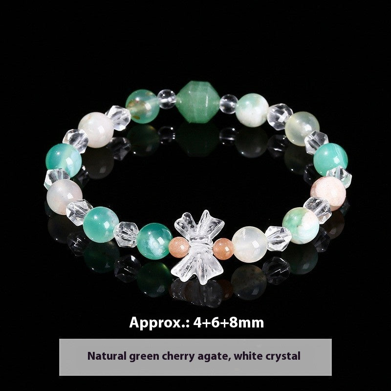 Female Versatile Star Crystal Cat Head Bracelet