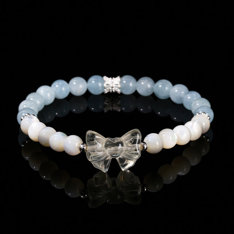 Female Versatile Star Crystal Cat Head Bracelet