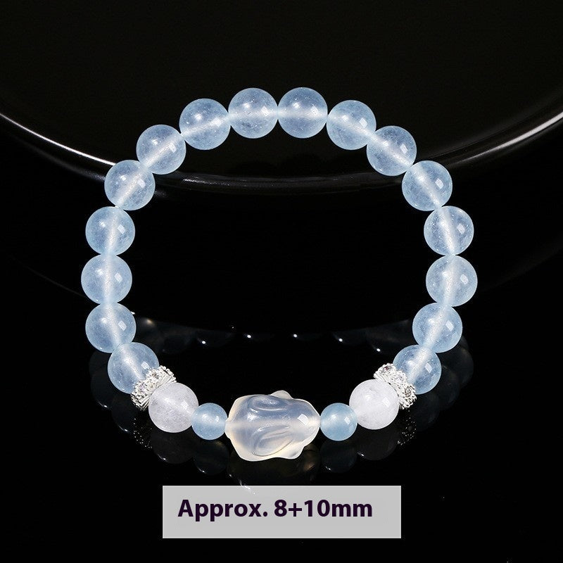 Female Versatile Star Crystal Cat Head Bracelet