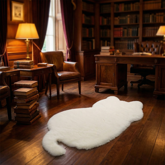 [HABITAT] Angora Surface Stabilizer — Feline Silhouette Area Rug