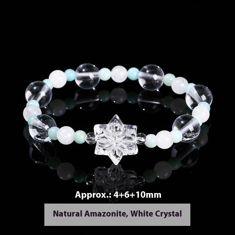 Female Versatile Star Crystal Cat Head Bracelet
